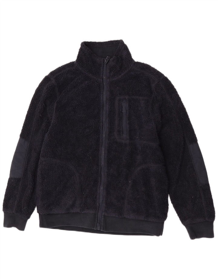 Fat Face Veste polaire pour homme UK 38 Bleu marine moyen Polyester