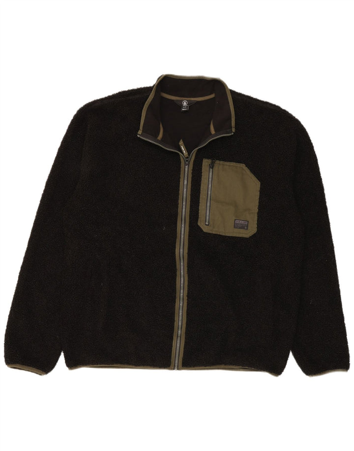 Volcom Veste Polaire Homme UK 44 2XL Noir Polyester