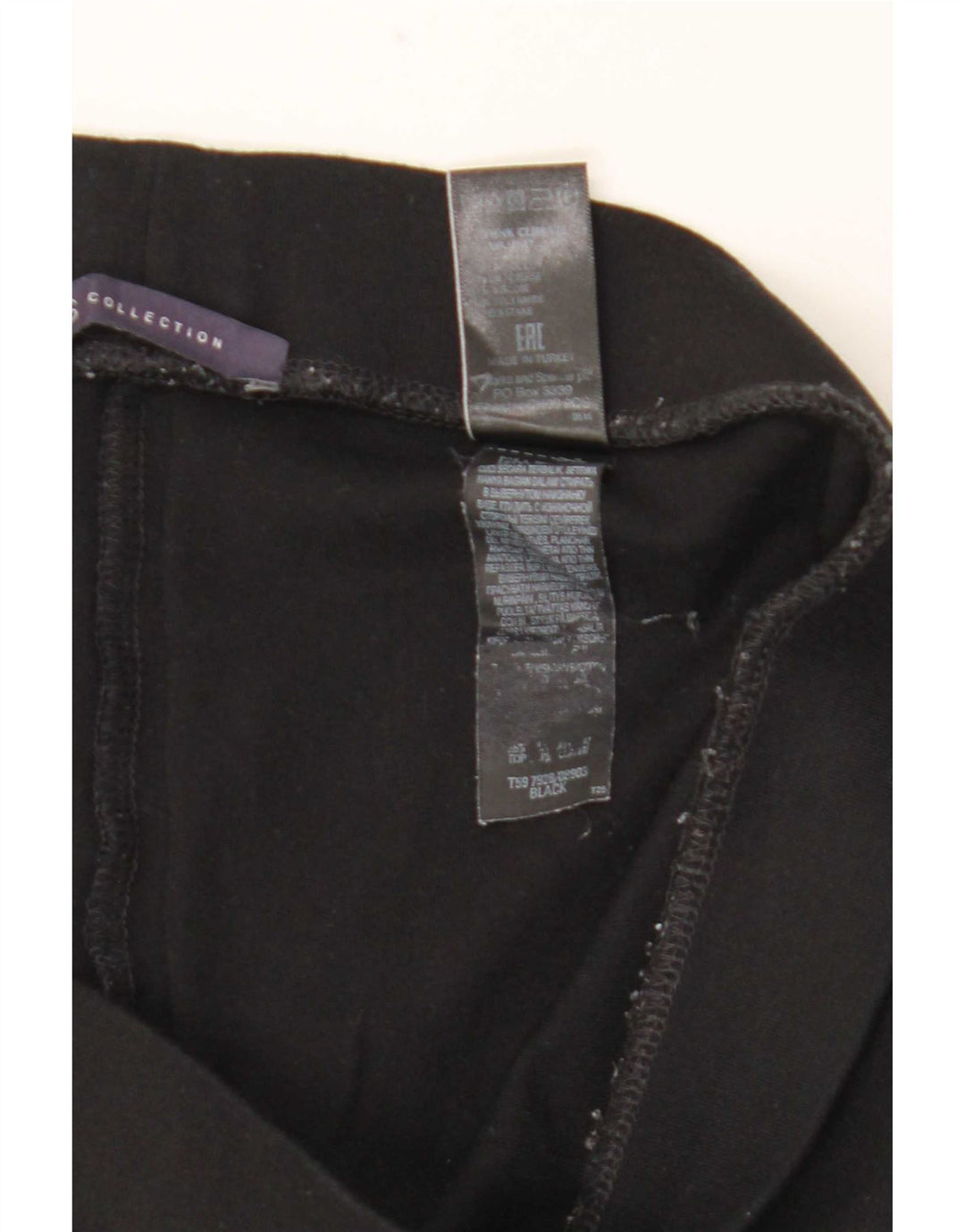 Marks & Spencer Leggings étriers pour femme UK 12 Viscose noir moyen