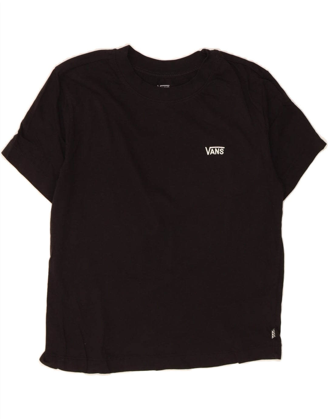 VANS Womens T-Shirt Top UK 10 Small Black Cotton Vintage Vans and Second-Hand Vans from Messina Hembry 