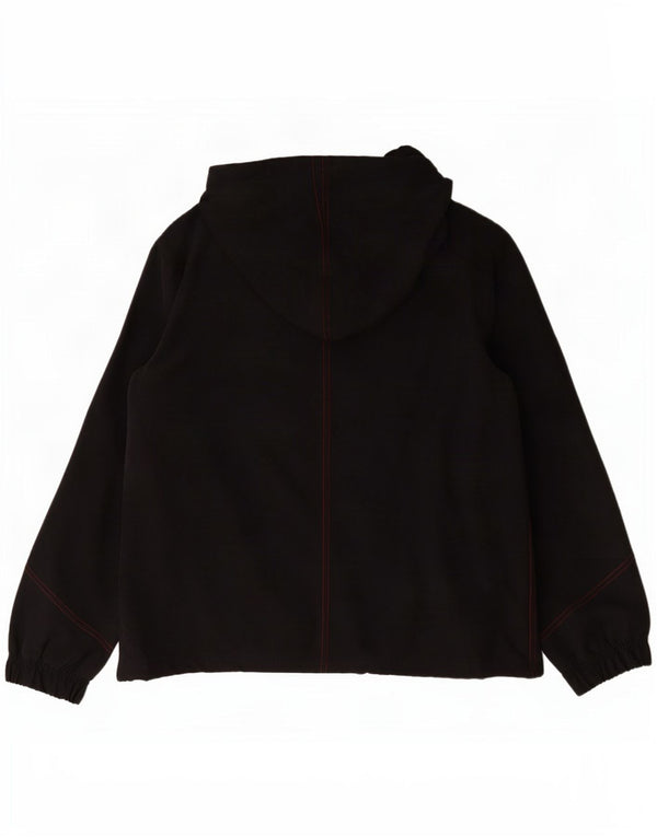 Reebok Veste de pluie à capuche pour femme UK 44 Large Noir Polyester