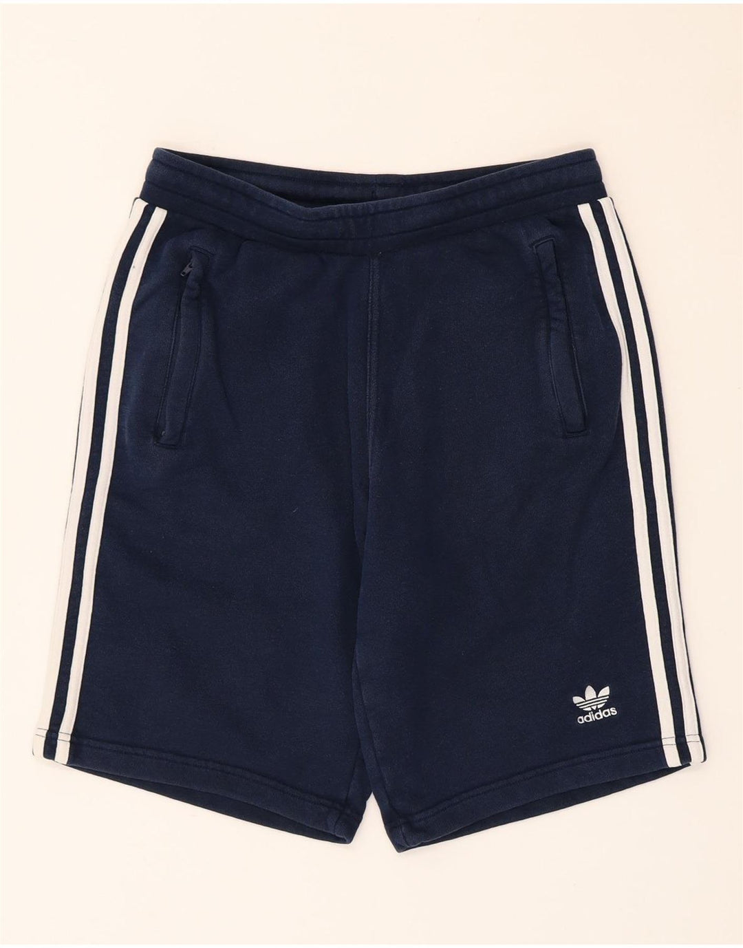 Adidas Short de sport pour homme Petit coton bleu marine