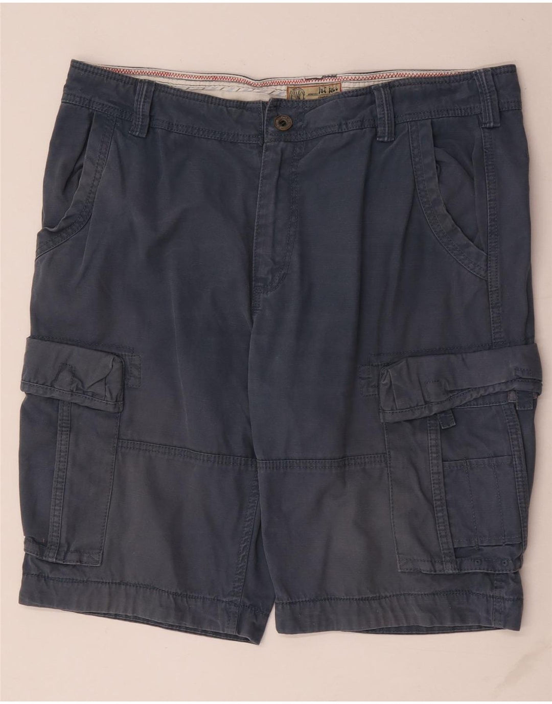 Fat Face Short Cargo Homme W38 XL Bleu Marine Coton