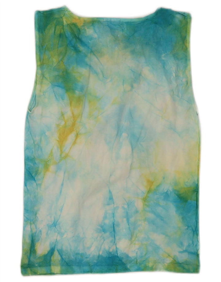 Benetton Débardeur Femme UK 4 XS Multicolore Tie Dye