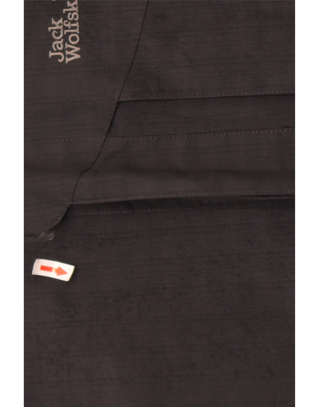 Jack Wolfskin Veste de pluie pour homme UK 40 Large Noir Polyester