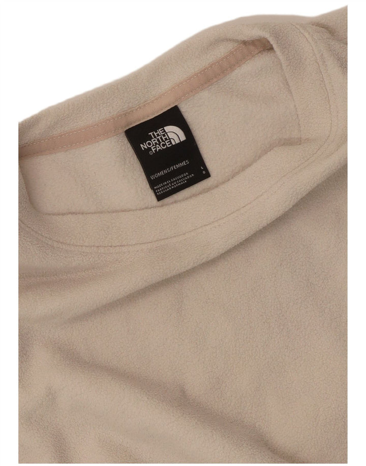 THE NORTH FACE Pull polaire surdimensionné pour femme UK 16 Large Blanc
