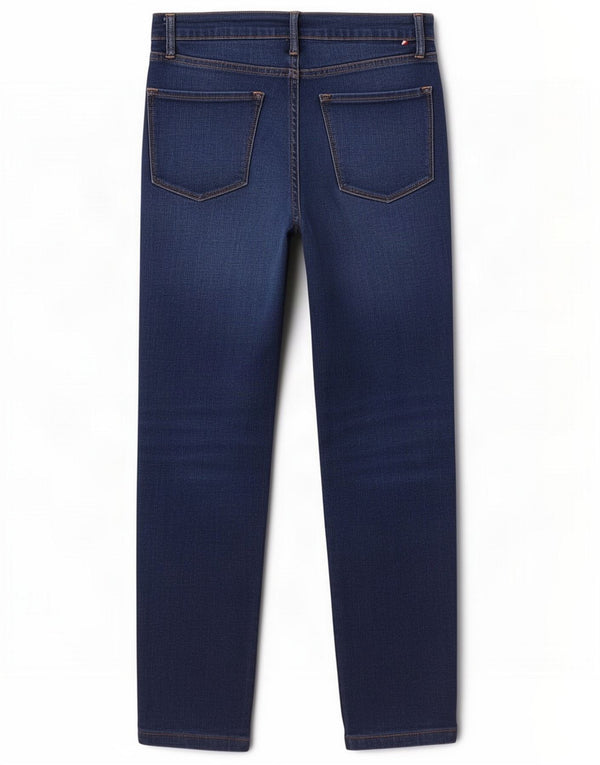 Tommy Hilfiger Jean skinny Greenwich pour femme US 8 Medium W32 L27 Bleu marine