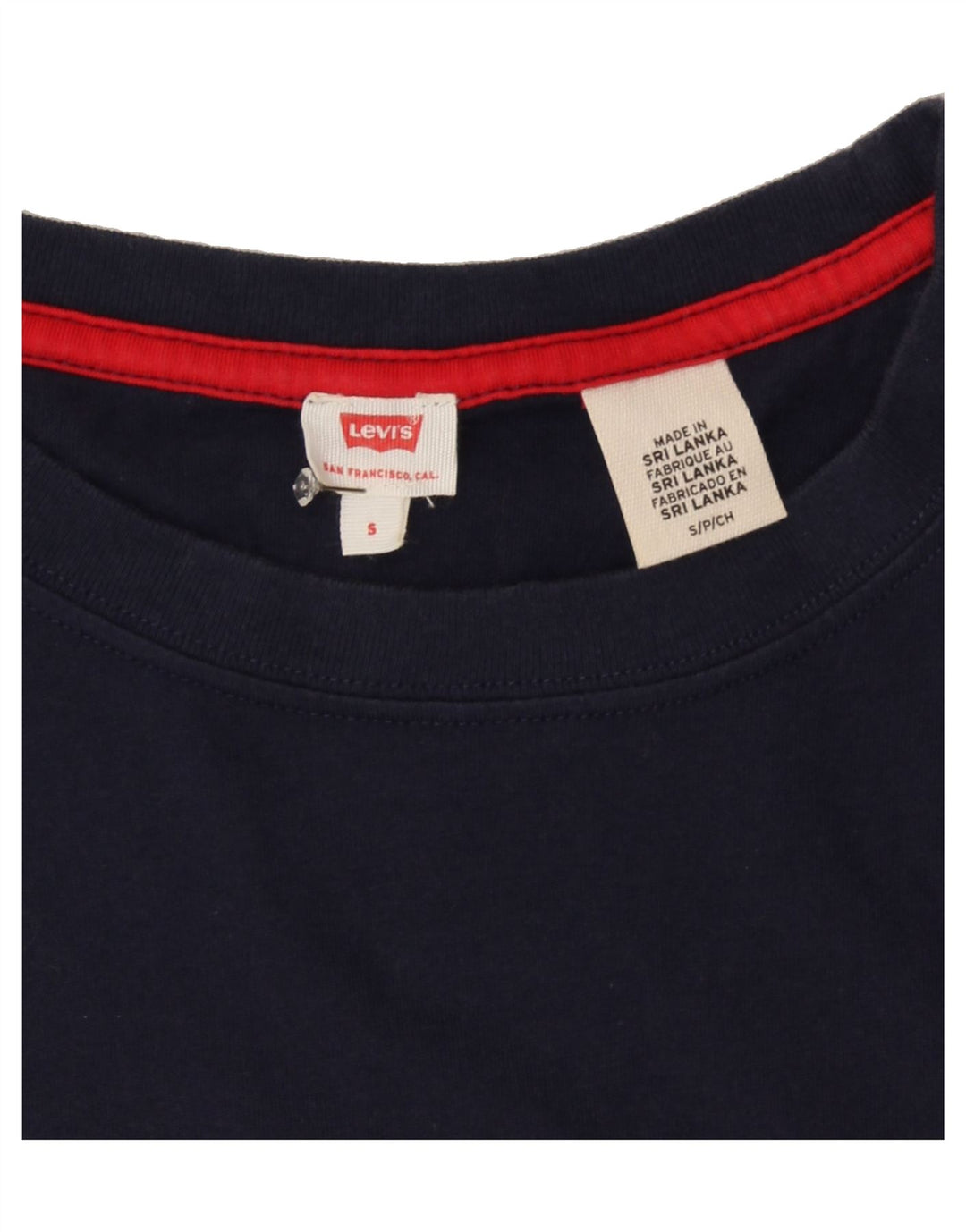 LEVI'S Womens Oversized Graphic T-Shirt Top UK 10 Small Multicoloured Vintage Levi's and Second-Hand Levi's from Messina Hembry 