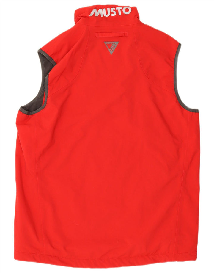 Musto Gilet Homme UK 38 Moyen Rouge Polyamide