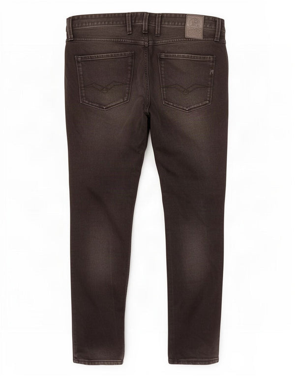 Replay Jean Anbass Slim Homme W34 L32 Noir Coton