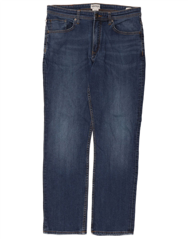 Timberland Jean Droit Homme W34 L32 Bleu