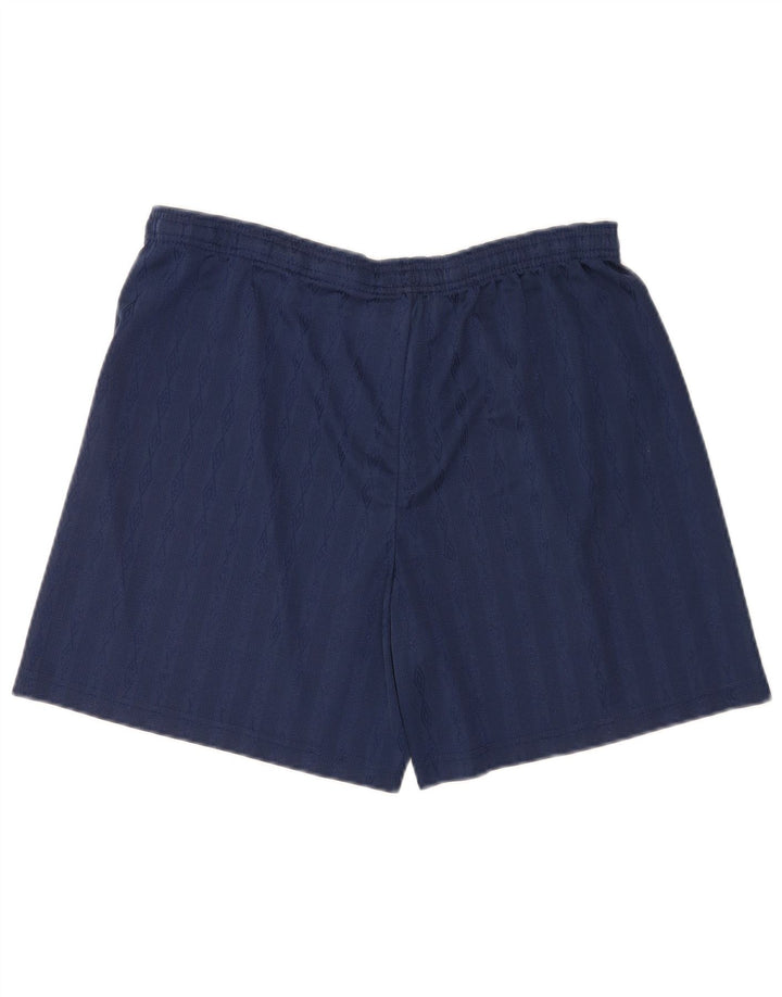 Umbro Short de Sport Graphique Homme XL Bleu Marine Polyester
