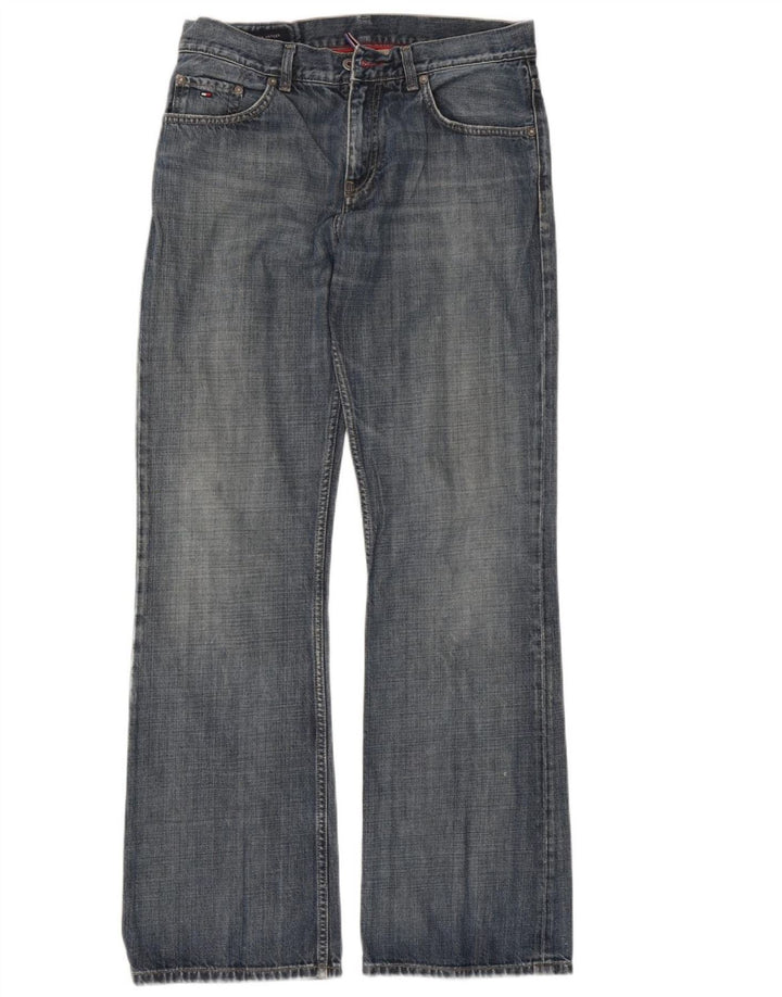 Tommy Hilfiger Jean Bootcut Homme W32 L34 Bleu Coton