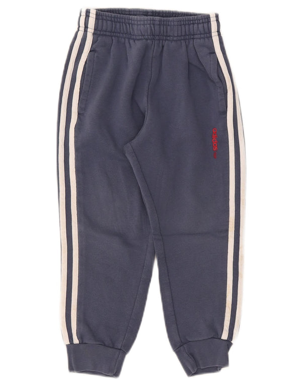 Adidas Pantalon de Survêtement Garçon Joggers 5-6 ans Bleu Marine Coton