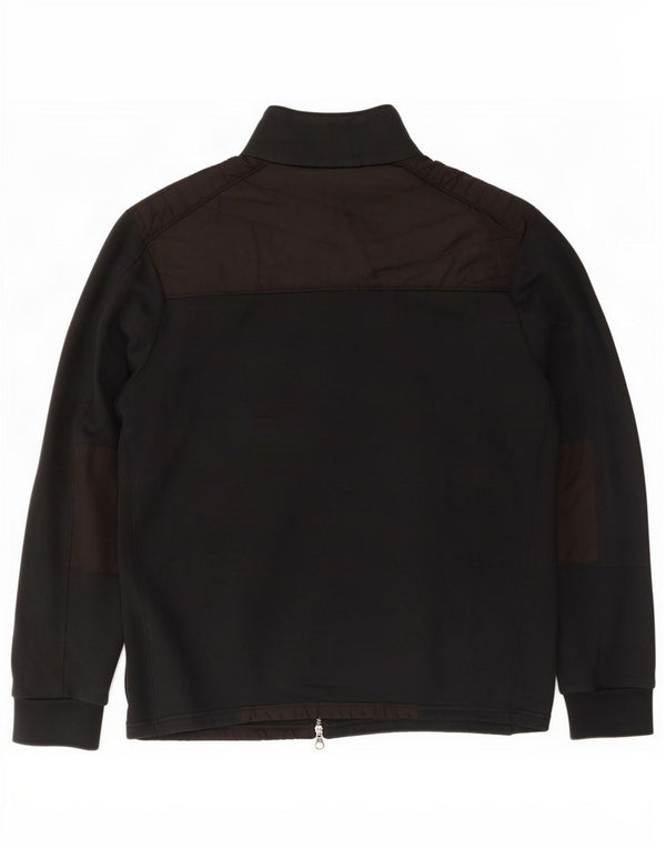 Marks & Spencer Veste matelassée pour homme UK 42 XL Noir Colourblock Coton