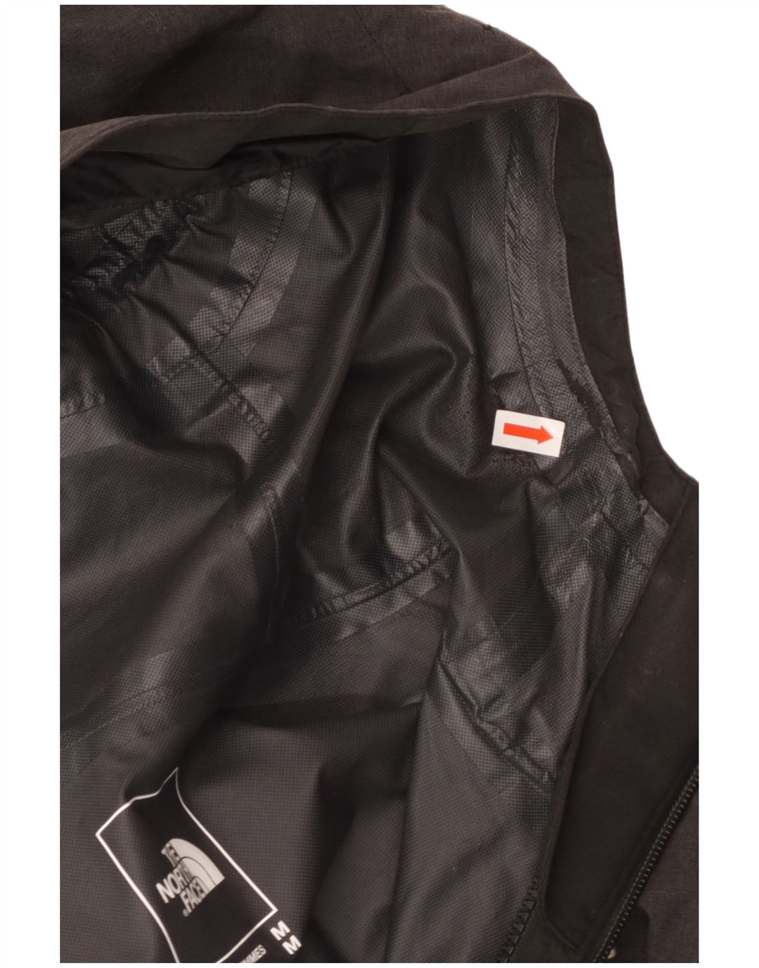 THE NORTH FACE Veste de pluie à capuche pour femme UK 14 Gris moyen Polyester