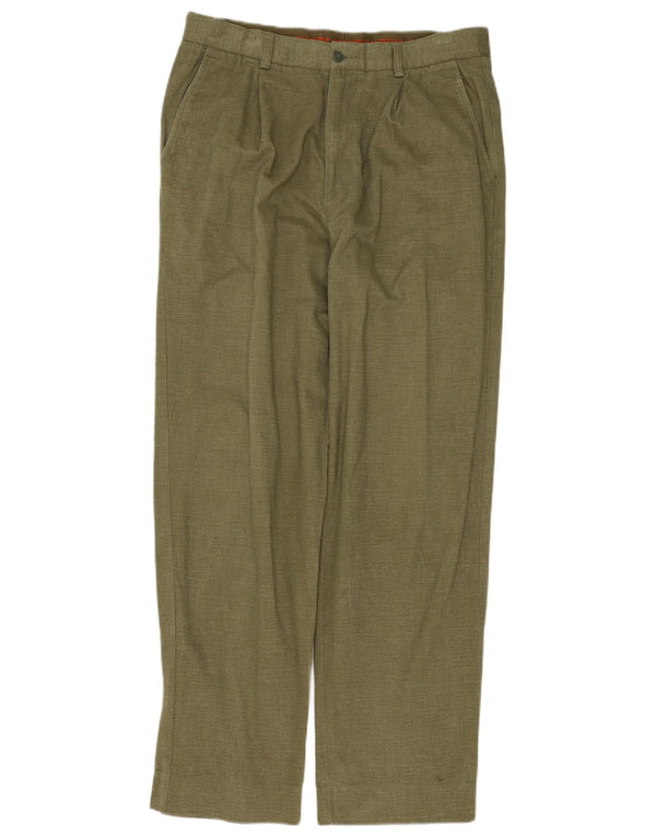 Valentino Pantalon Chino Pegged Homme IT 52 XL W38 L32 Vert