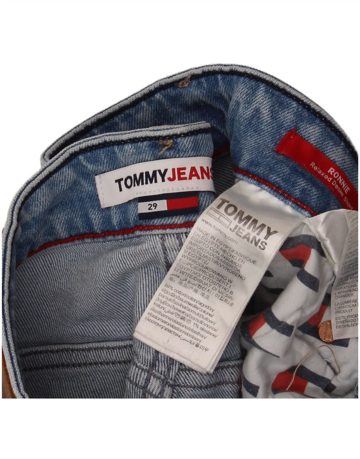 TOMMY HILFIGER Short en Jean Ronnie Coupe Relax Homme W29 Petit Bleu