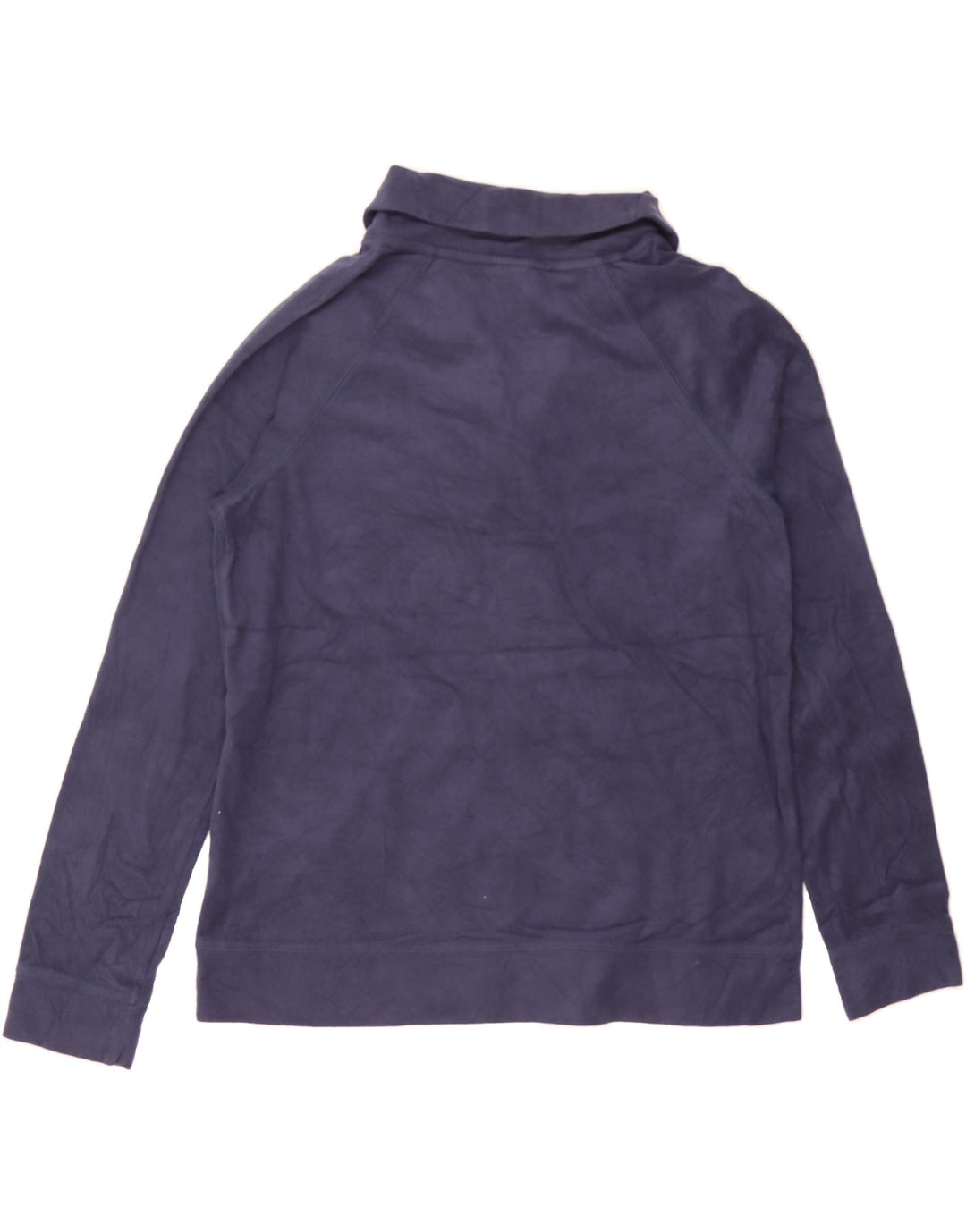 L.L.BEAN Womens Shawl Neck Sweatshirt Jumper UK 14 Medium Navy Blue Vintage L.L.Bean and Second-Hand L.L.Bean from Messina Hembry 
