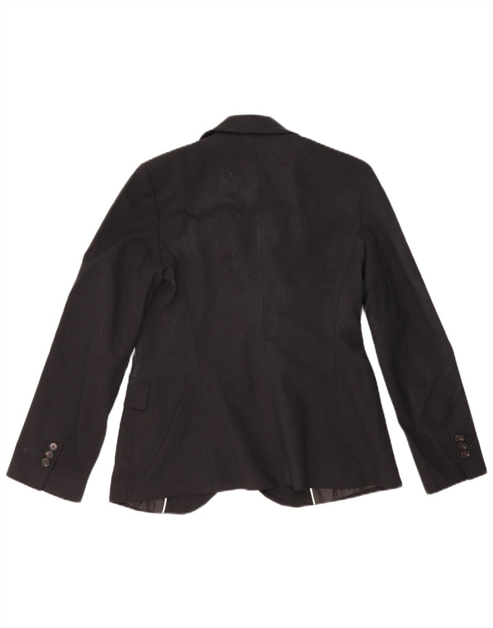 Zara Veste Blazer 1 Bouton Femme EU 38 Petit Noir
