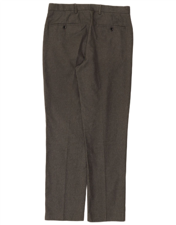Marks & Spencer Pantalon chino droit coupe droite pour homme W32 L31 Gris
