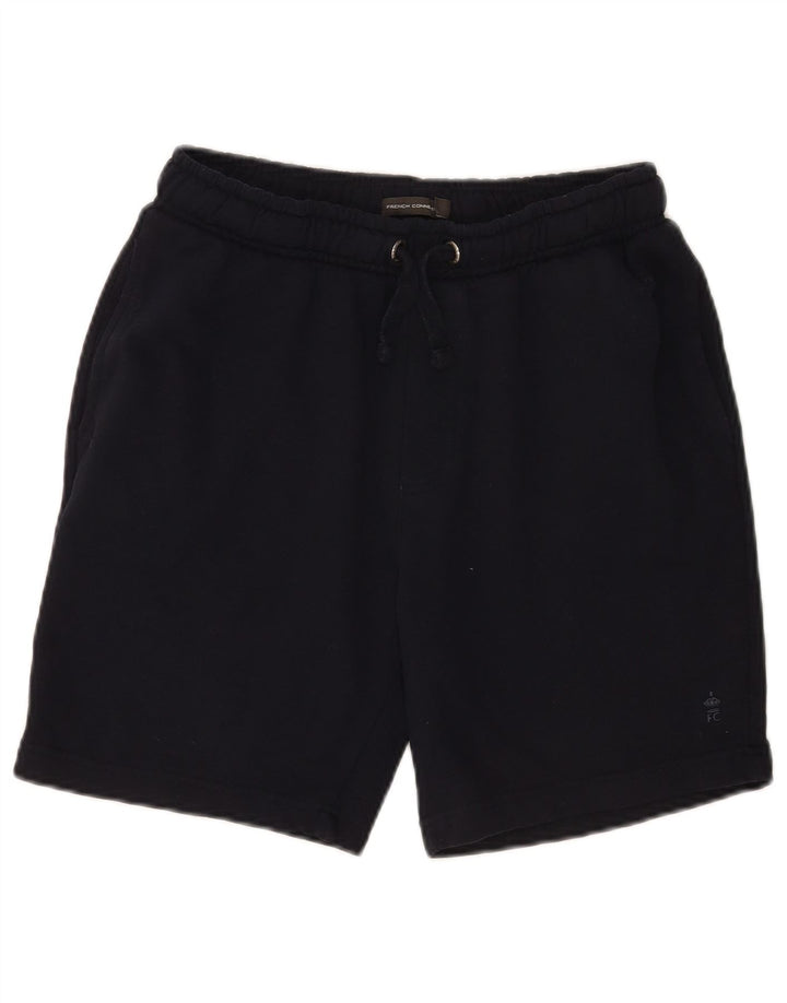 French Connection Short de Sport Homme Petit Bleu Marine Coton