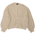 Marks & Spencer Pull cardigan surdimensionné pour femme UK 16 Large Blanc cassé