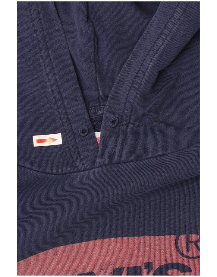 Levi's Pull à Capuche Graphic Homme Bleu Marine Moyen Coton