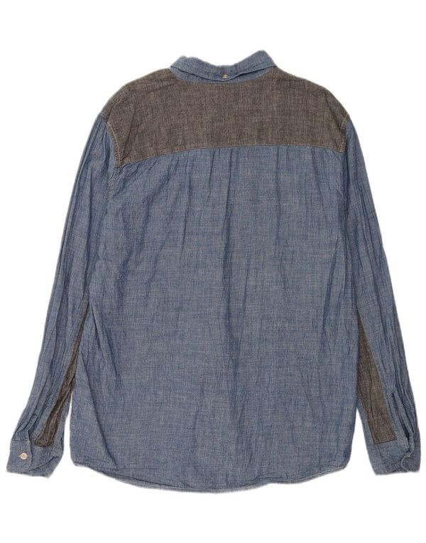 Carhartt Chemise Homme XL Bleu Colorblock Coton
