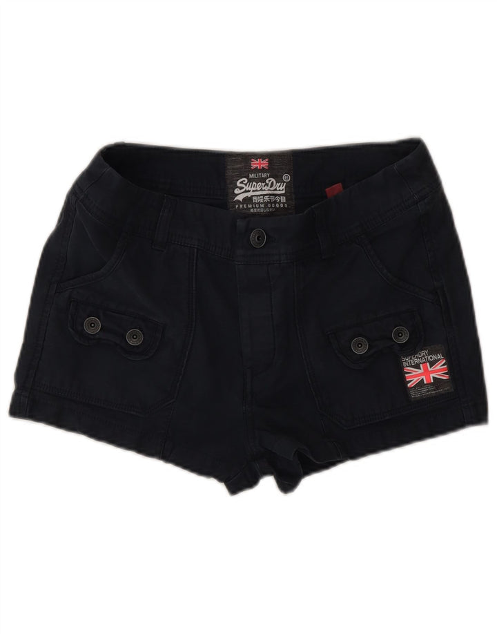 Superdry Short Cargo XS W28 Femme Noir Coton
