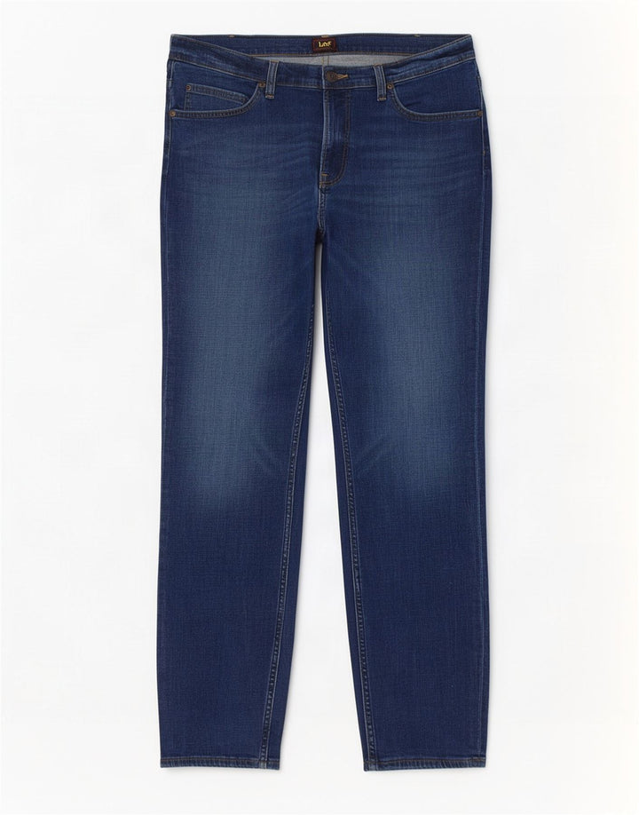 Lee Jean Slim Rider W34 L30 Homme Bleu Coton
