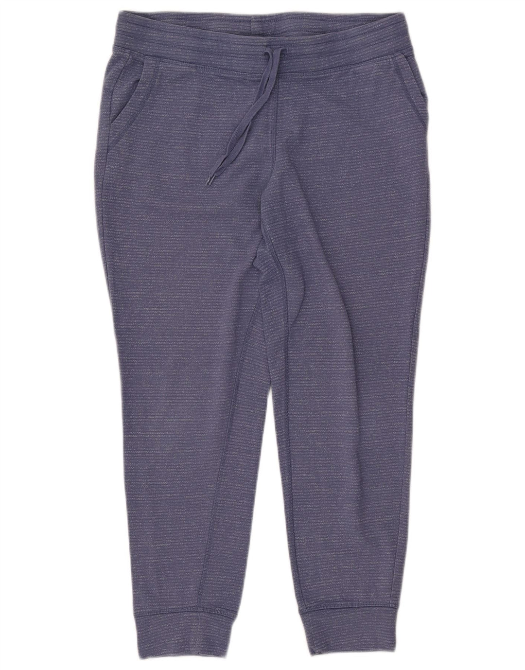 CHAMPION Pantalon de survêtement pour femme Joggers UK 14 Large Bleu Moucheté