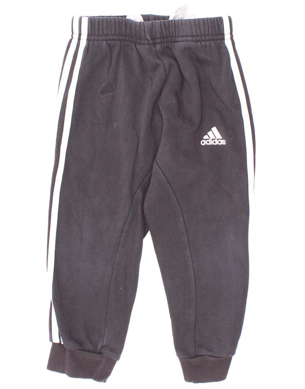 Pantalon de survêtement Adidas bébé garçon Joggers 18-24 mois coton noir