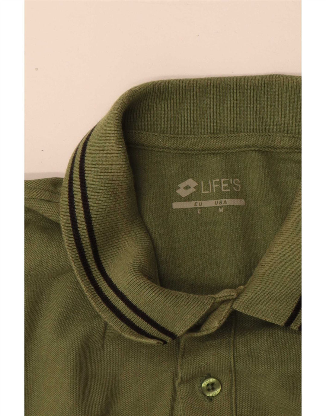 Lotto Polo Regular Fit Homme Vert Taille L