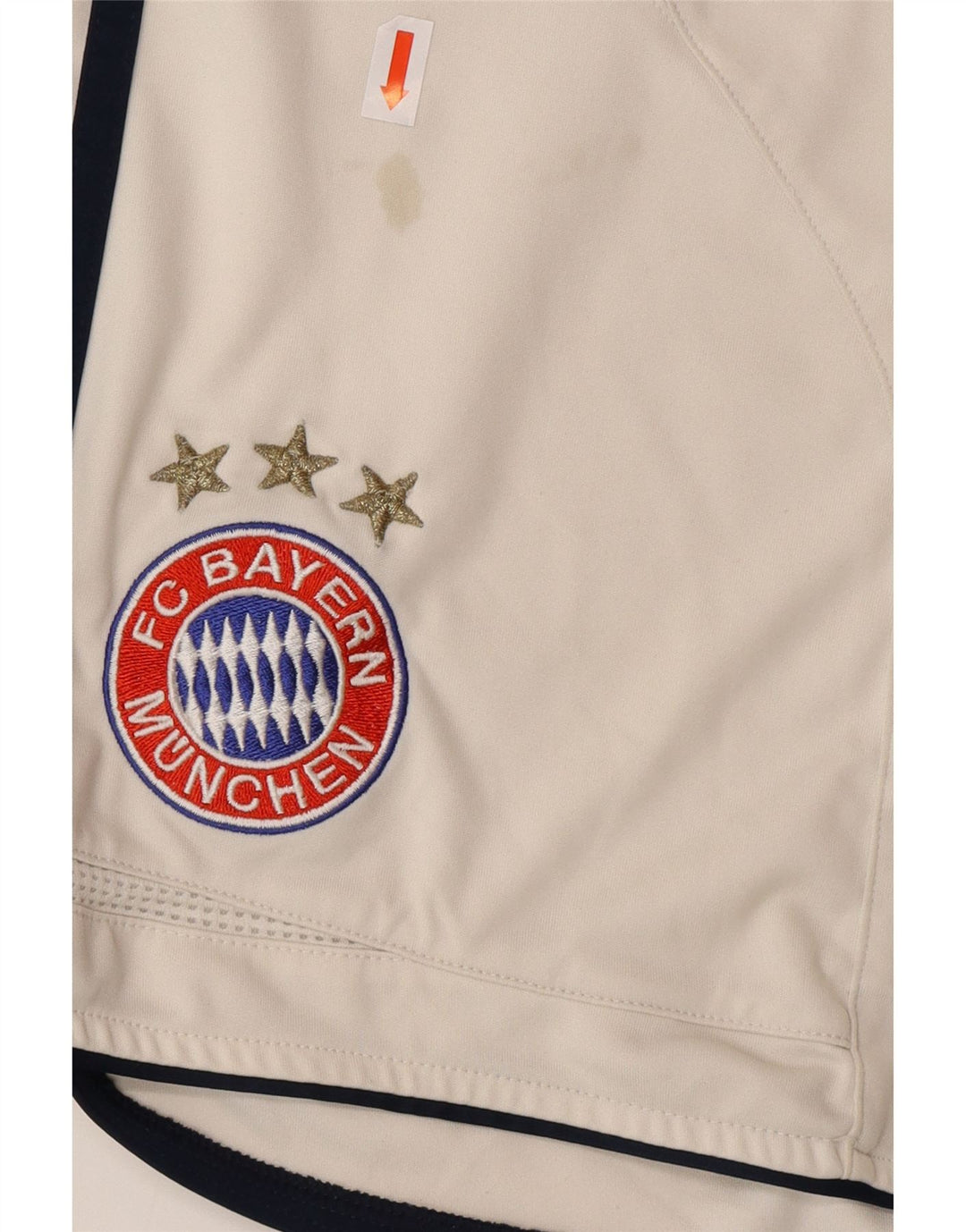 ADIDAS Short de sport FC Bayern Munchen pour homme UK 42 Large Blanc Colorblock