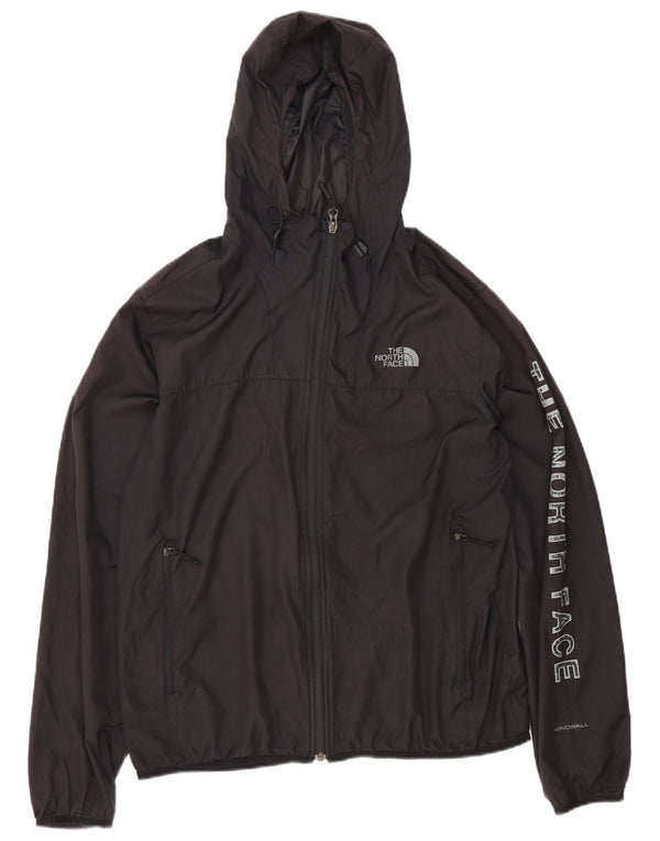 The North Face Veste de pluie à capuche graphique pour homme UK 38 Medium Noir Polyester