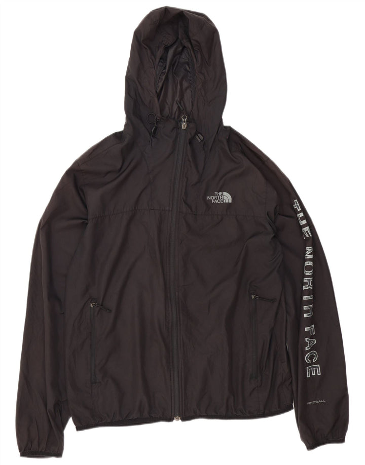 The North Face Veste de pluie à capuche graphique pour homme UK 38 Medium Noir Polyester