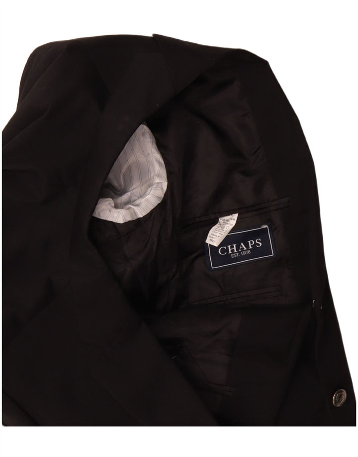 CHAPS Veste blazer à 2 boutons pour homme UK 38 Noir moyen