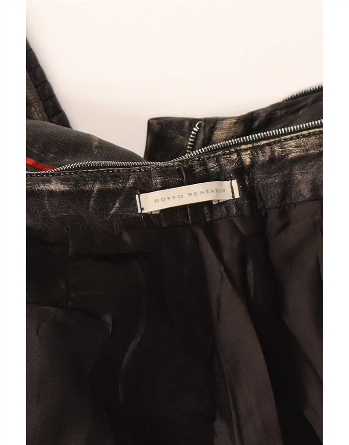 Rufffo Research Pantalon de motard pour femme W28 L34 Noir moucheté
