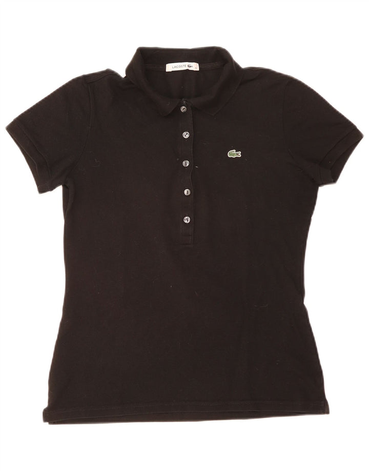 Lacoste Polo Femme Taille 42 Grand Coton Noir