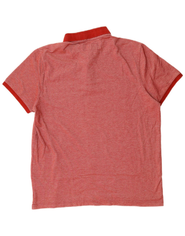 Abercrombie & Fitch Polo Homme XL Rouge Polyester
