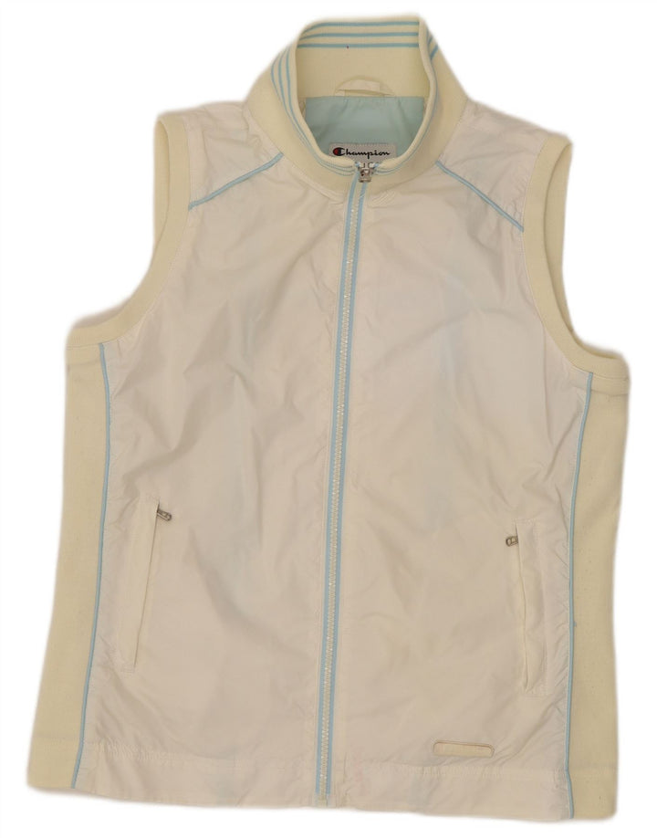 Champion Veste de Survêtement Garçon 9-10 Ans Medium Off White Colourblock