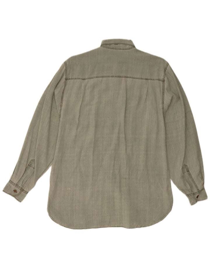 Ball On Chemise Femme Taille 38 Soie Vert Moyen