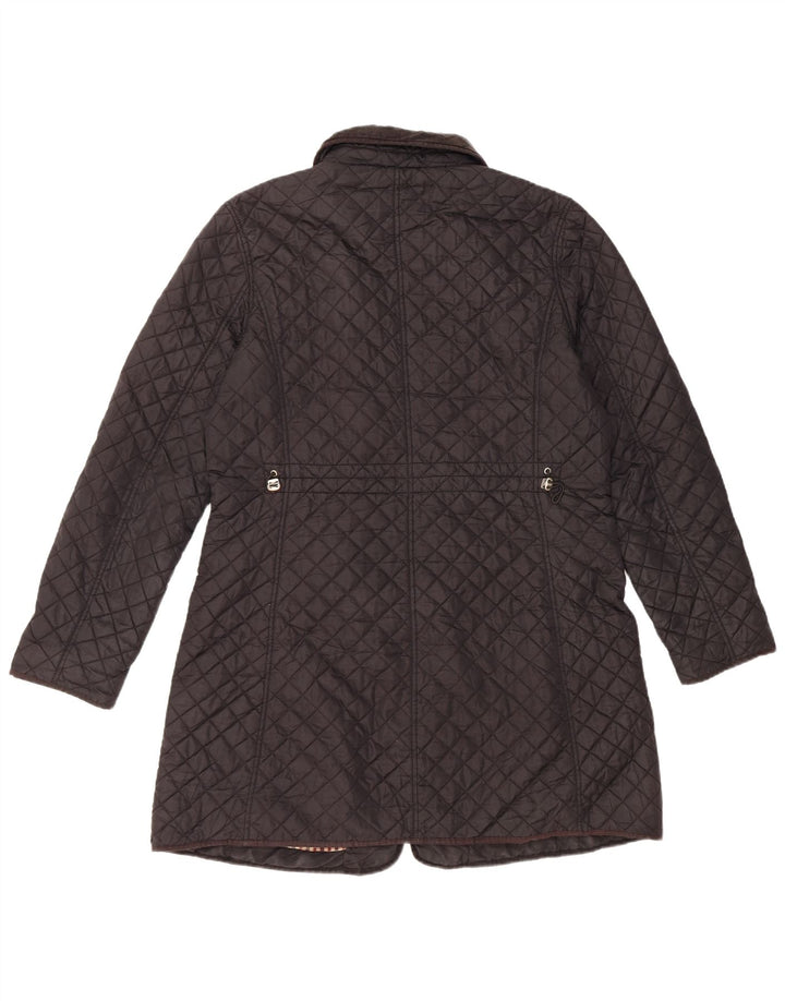 Hobbs Veste matelassée matelassée pour femme UK 14 Medium Black Nylon