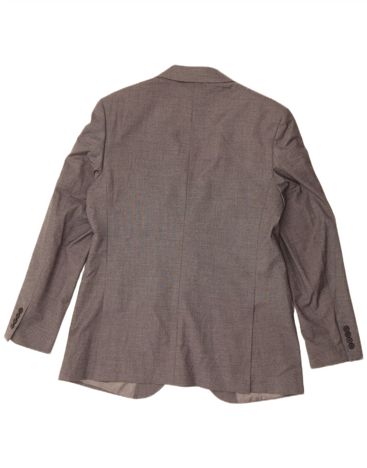 Marks & Spencer Veste blazer à 2 boutons pour homme UK 44 XL Gris Polyester