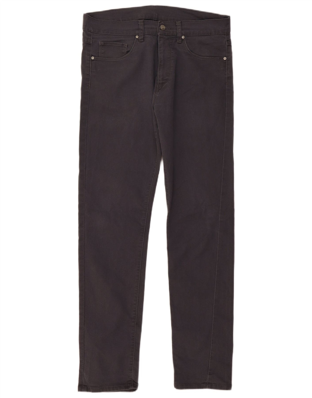CARHARTT Pantalon décontracté slim pour homme W33 L32 Bleu marine en coton