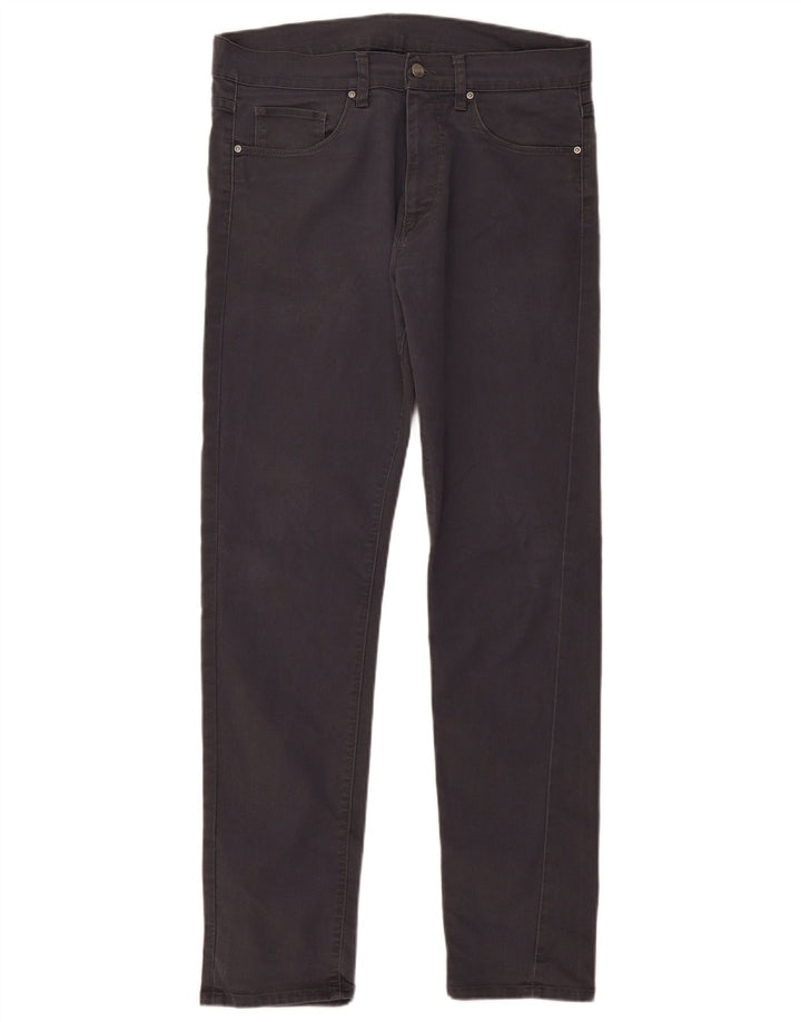 CARHARTT Pantalon décontracté slim pour homme W33 L32 Bleu marine en coton