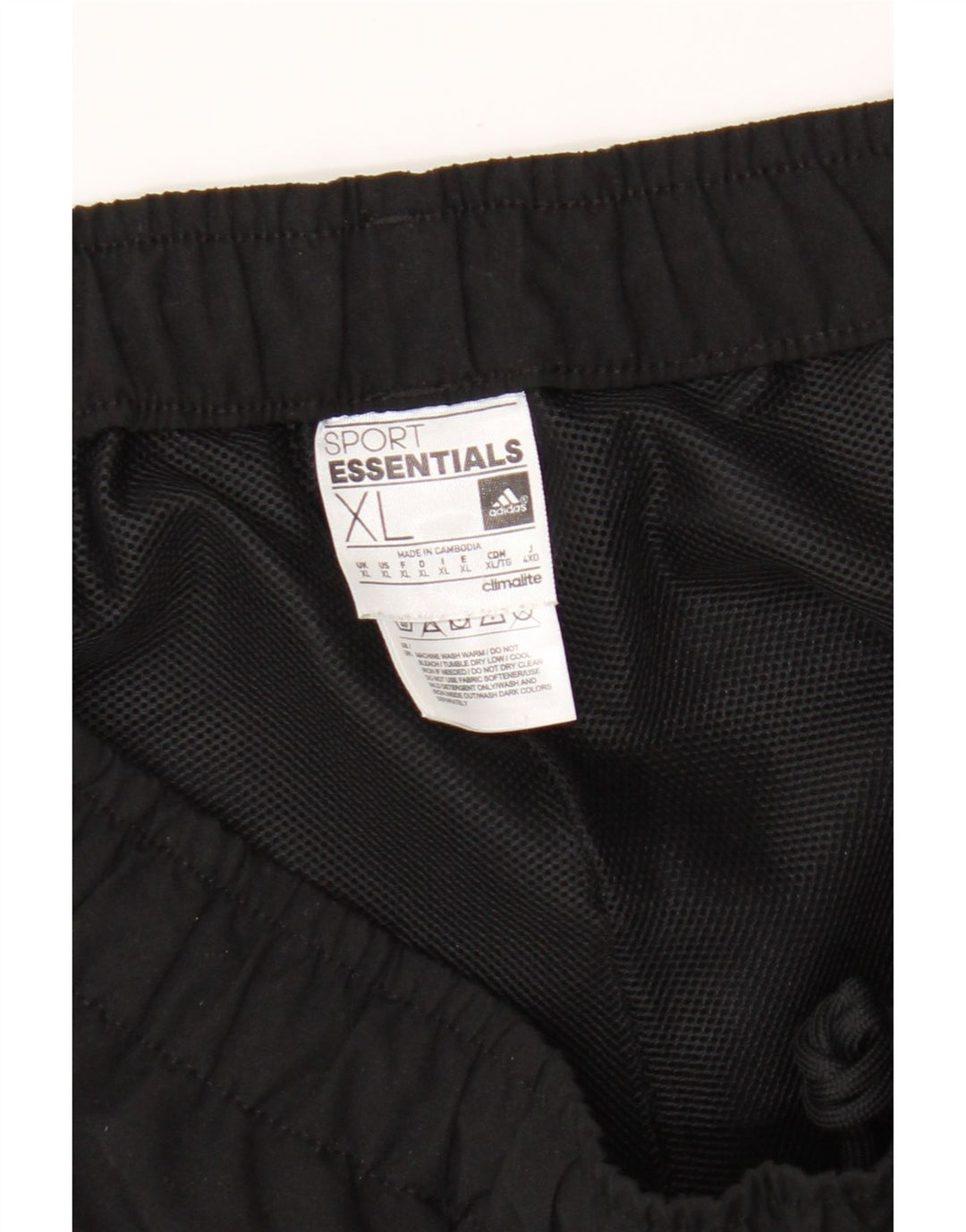 Adidas Climalite Sport Short XL Noir Polyester