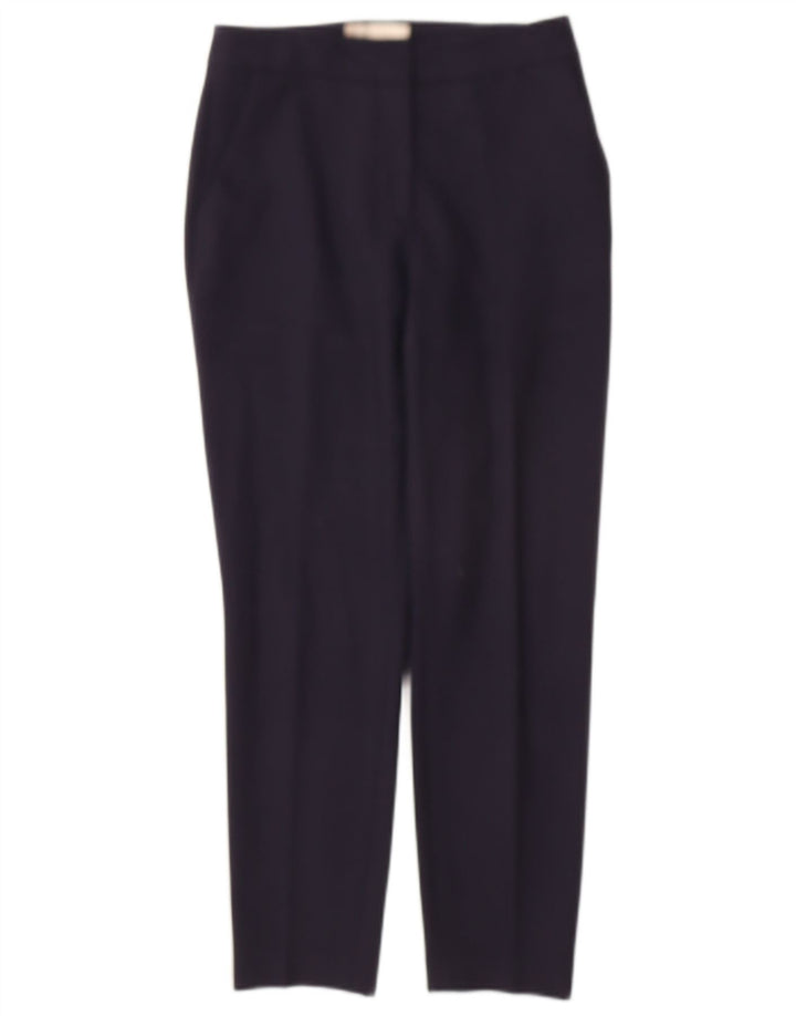 HOBBS Pantalon Chino Slim Femme Moyen W28 L28 Bleu Marine Laine