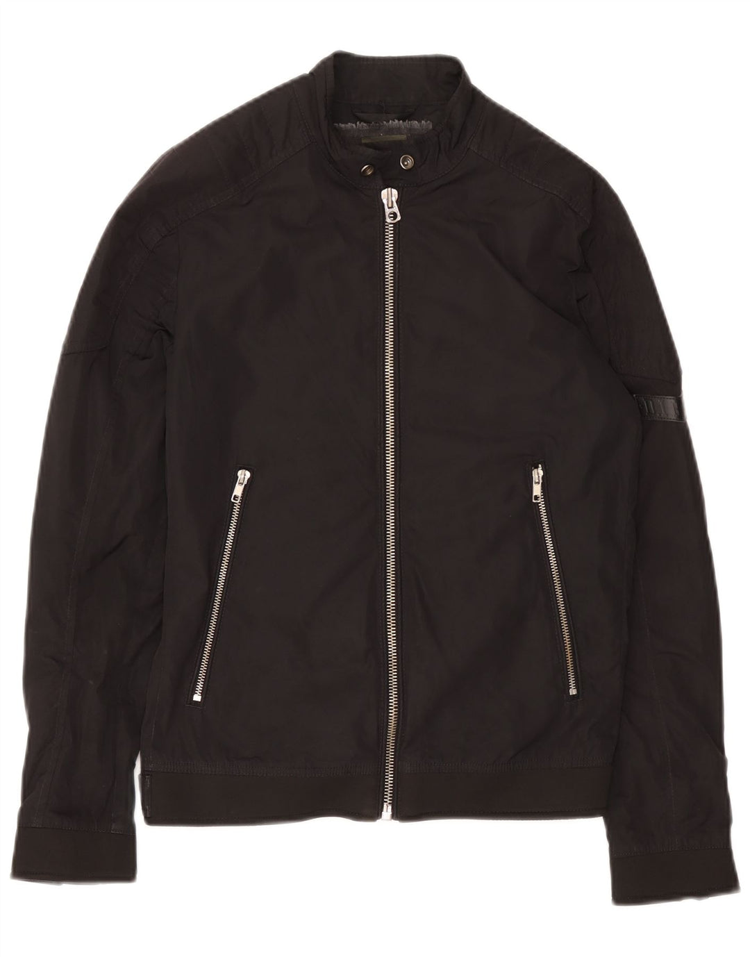 DIESEL Veste Bomber Homme UK 36 Petit Noir